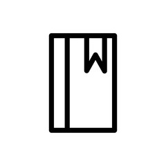 agenda outline vector icon