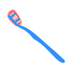 Toothbrush with blood