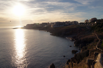 Atardecer en el mediterraneo