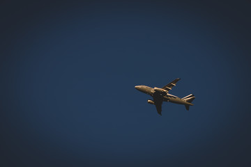 airplane flying in the sky