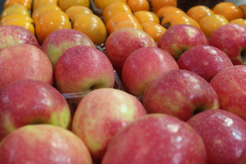 Organic produce tropical fruits, dried fruits, olives, kanafer