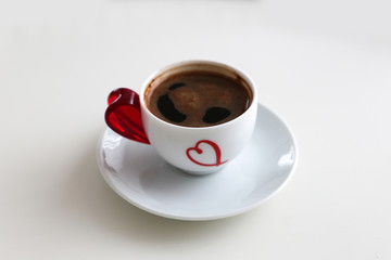 a cup of turkish coffee