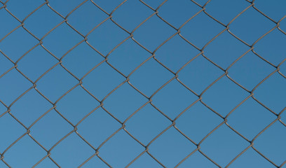 Fototapeta premium Maschenzaun