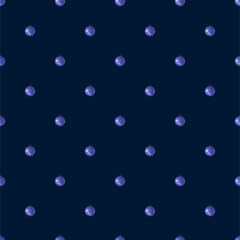 Seamless pattrn with blueberries