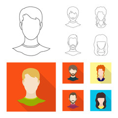 Vector design of professional and photo logo. Collection of professional and profile stock vector illustration.