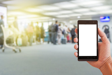 hand hold smartphone