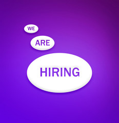 we are hiring concept