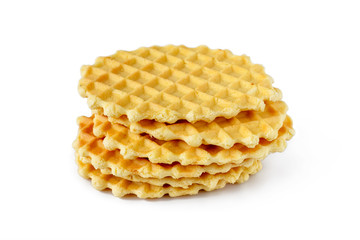 Stack of wafer cookies