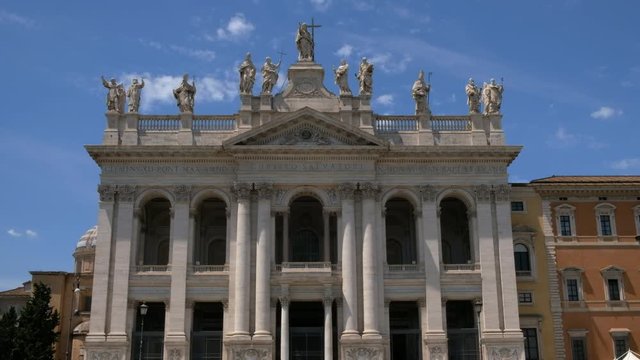 Roma (Patrimonio de la Humanidad). SPQR. Ciudad Eterna. Bas&iacute;lica di San Giovanni in Laterano. Lazio, Italia, Europa.