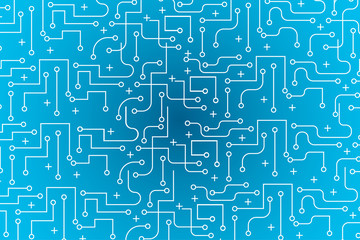 Blockchain Technology connect together concept background eps10.