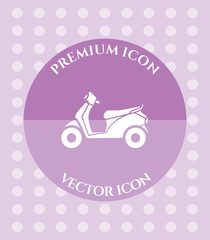 Scooter Icon for Web, Applications, Software & Graphic Designs.