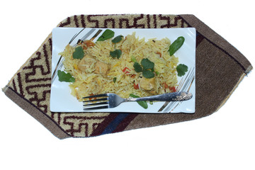 Chicken Biryani with curd
