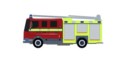 Fire Engine Side View