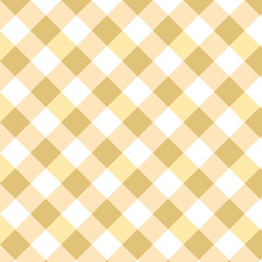 Yellow rhombus Gingham pattern. Squares Texture for plaid, tablecloths, clothes, shirts, dresses, paper, bedding, blankets, quilts and other textile products