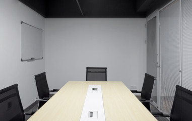 Fototapeta na wymiar Simple meeting room interior