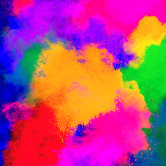 Multicolored traditional powder, holi festival