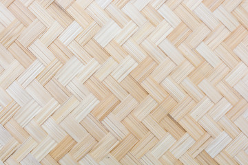 Muster aus geflochtenem Bambus