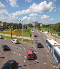 Crossroad in Vilnius