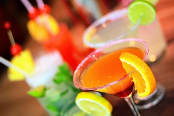 Cocktail Margarita bebida con alcohol