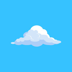 Huge cloud in sky. Fresh air, fluffy, overcast. Can be used for topics like weather, summer, nature