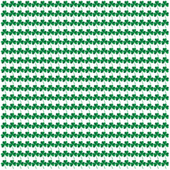 St. Patricks day seamless vector pattern on green background