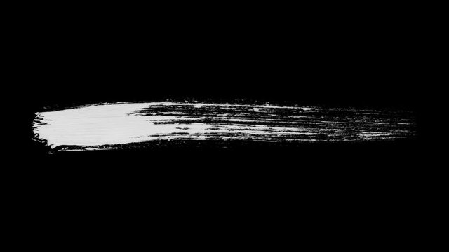 Ink Brush Stroke Set whit Alpha (transparency) channel. Perfect for motion graphics, digital composition. Perfect for masks, transitions, fades, mattes, reveals. UHD, HD, 1080p 