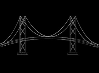 Bridge design - Architect Blueprint 