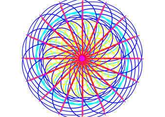 vector illustration of a ball