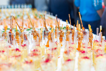 Fingerfood in Gläser