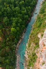 Rafting on the river Tara, Durmitor National Park, Montenegro