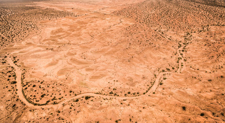 La Rioja reddish eroded rocks