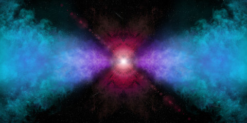Obraz na płótnie Canvas The First Explosion, starburst, big bang