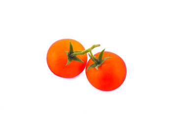 tomato on white background