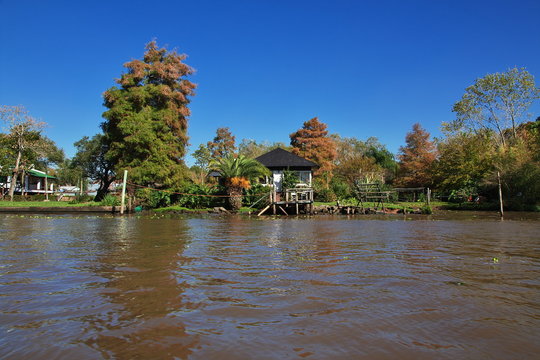 Delte el Tigre river Argentina South America
