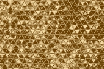 Gold mosaic abstract element and kaleidoscope backdrop,  decorative.