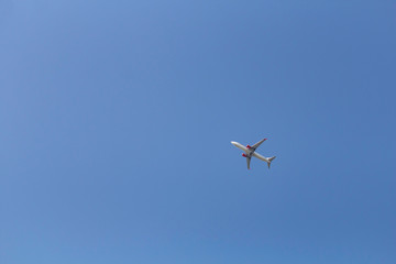 Minimalist of Commercial aircraft.