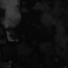 Black ink and watercolor texture on white paper background. Paint leaks and ombre effects. Hand painted abstract image. School blackboard.