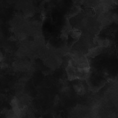 Black ink and watercolor texture on white paper background. Paint leaks and ombre effects. Hand painted abstract image. School blackboard.