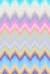 Disco dance party. Chevron zigzag wave pattern abstract art background trends