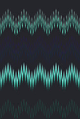 Blue sky, aquamarine, blue-green, sea-green, turquoise. Chevron zigzag wave pattern abstract art background
