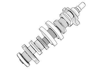  crankshaft vector