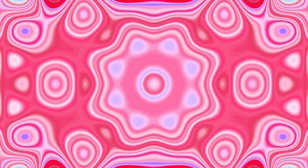 Psychedelic symmetry abstract pattern and hypnotic background,  creative design.