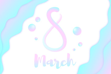 Pastel fluid 8 march