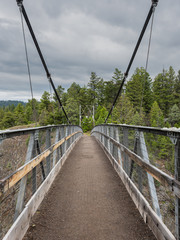 Empty Suspension Bridge