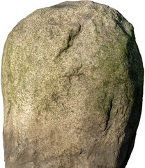 großer Stein, freigestellt