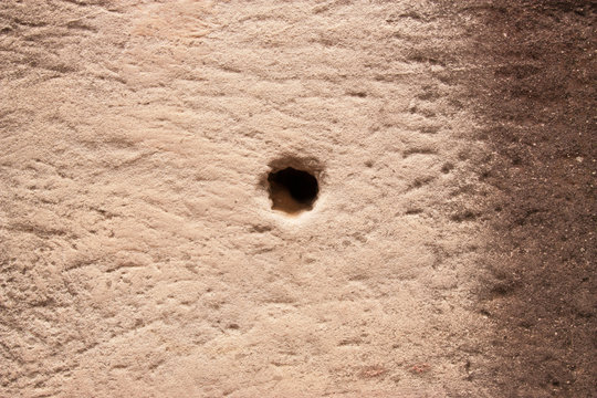 Old sandstone wall of Prasat Hin Phimai in Thailand
