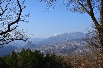 Obraz na płótnie Canvas Apennines's peaks