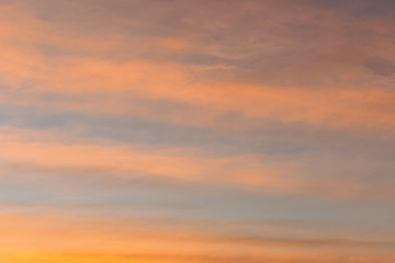 colorful cloud above twilight sky