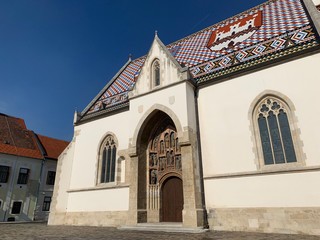 Obraz premium St. Mark's Church, Zagreb