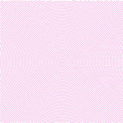  The purple dots in a circle on white background   